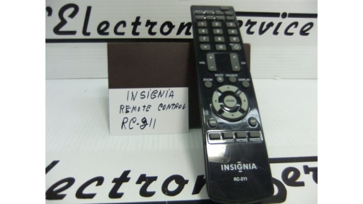 Insignia RC-211 remote control.